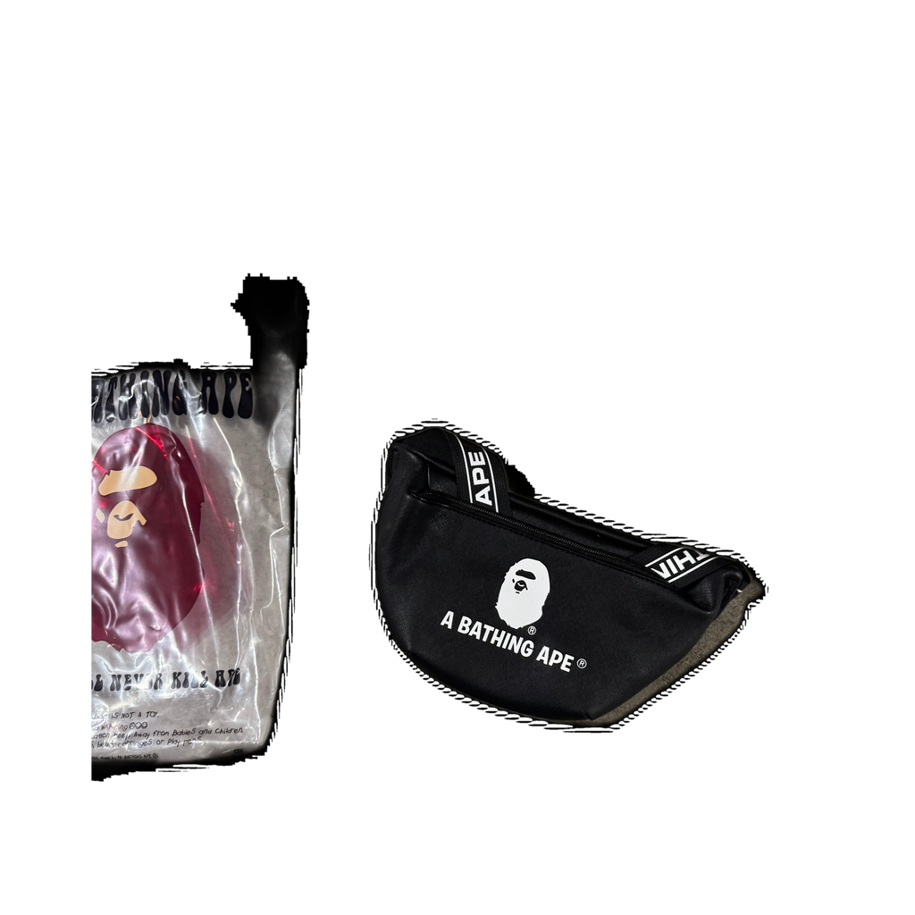 A Bathing Ape Waist Bag Black